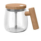 Self Stirring Coffee Mug, Glass Electric Self Mixing Cup with Lid & Handle